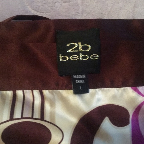 2b Bebe Silk Top - Picture 5 of 6